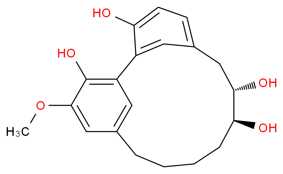 Myricananin A_分子结构_CAS_1079941-35-7)