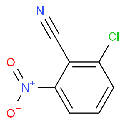 2-Chloro-6-nitrobenzonitrile_分子结构_CAS_)