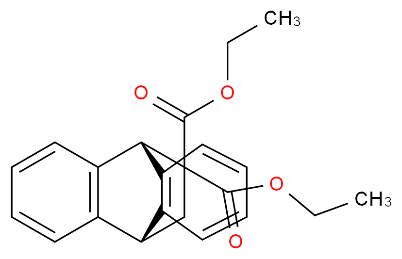 9,10-二氢-9,10-乙基桥蒽-11,11-二羧酸二乙酯_分子结构_CAS_116279-89-1)