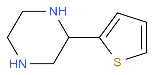 2-(2-thienyl)piperazine dihydrochloride_分子结构_CAS_)