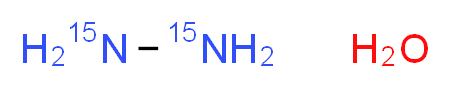 (<sup>1</sup><sup>5</sup>N<sub>2</sub>)hydrazine hydrate_分子结构_CAS_145571-73-9