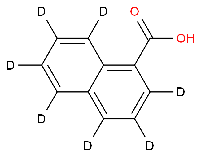 (<sup>2</sup>H<sub>7</sub>)naphthalene-1-carboxylic acid_分子结构_CAS_634179-80-9