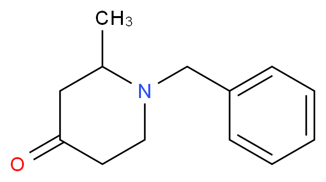 1-benzyl-2-methylpiperidin-4-one_分子结构_CAS_203661-73-8