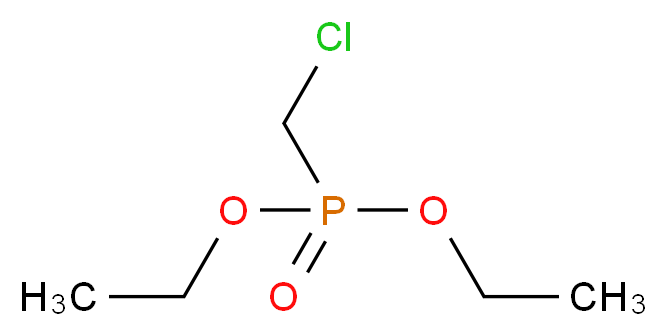 diethyl (chloromethyl)phosphonate_分子结构_CAS_3167-63-3