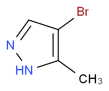 4-溴-3-甲基-1H-吡唑_分子结构_CAS_13808-64-5)