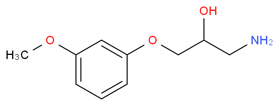 1-amino-3-(3-methoxyphenoxy)propan-2-ol_分子结构_CAS_63273-69-8)