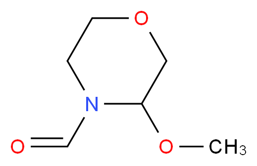 3-Methoxymorpholine-4-carbaldehyde_分子结构_CAS_61020-09-5)