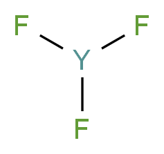 Yttrium(III) fluoride_分子结构_CAS_13709-49-4)