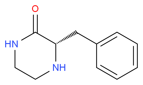 (3S)-3-benzylpiperazin-2-one_分子结构_CAS_134676-49-6)