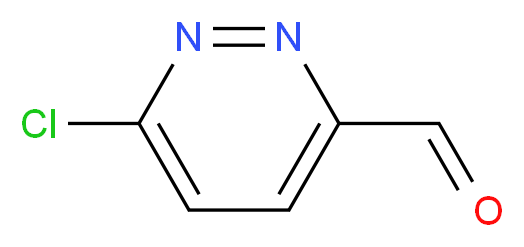 6-Chloro-3-pyridazinecarboxaldehyde_分子结构_CAS_303085-53-2)