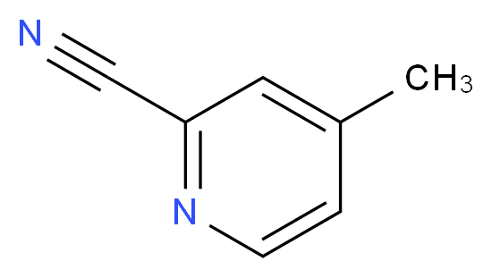 4-Methylpyridine-2-carbonitrile 97%_分子结构_CAS_1620-76-4)