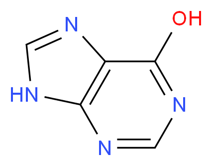 次黄嘌呤_分子结构_CAS_68-94-0)