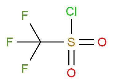 Trifluoromethanesulfonyl chloride_分子结构_CAS_421-83-0)