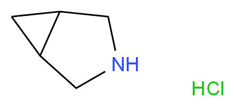3-azabicyclo[3.1.0]hexane hydrochloride_分子结构_CAS_73799-64-1