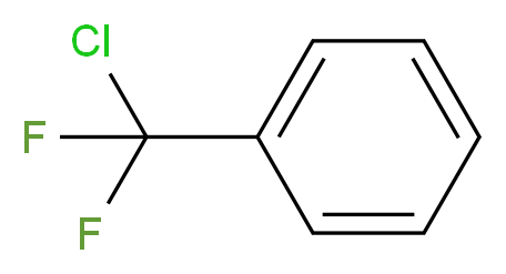 (chlorodifluoromethyl)benzene_分子结构_CAS_349-50-8