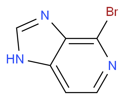 4-Bromo-1H-imidazo[4,5-c]pyridine_分子结构_CAS_1086398-12-0)