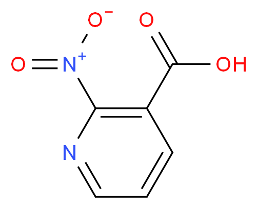 2-nitropyridine-3-carboxylic acid_分子结构_CAS_33225-72-8