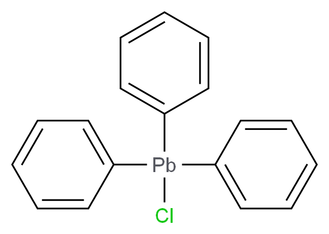 chlorotriphenylplumbane_分子结构_CAS_1153-06-6