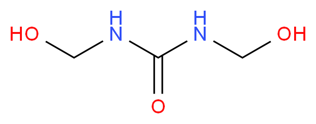 N,N′-双(羟甲基)脲_分子结构_CAS_140-95-4)