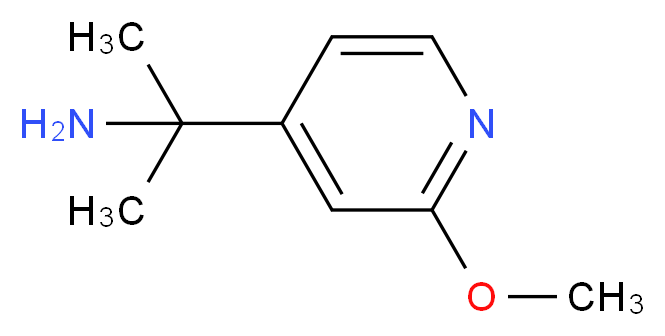 2-(2-methoxypyridin-4-yl)propan-2-amine_分子结构_CAS_1060807-38-6