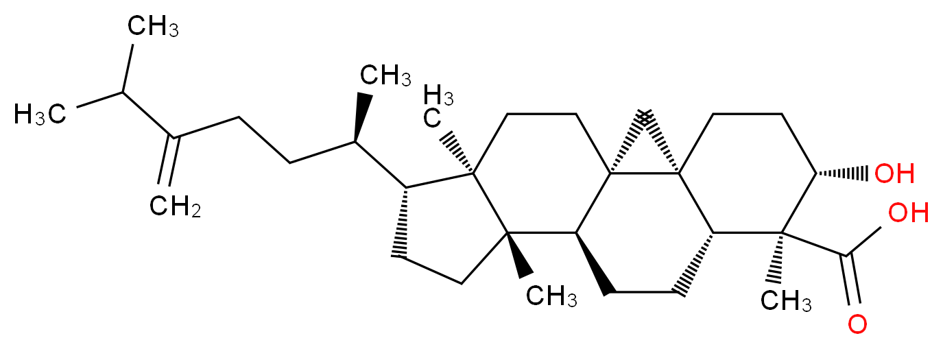 1-Dehydroxy-23-deoxojessic acid_分子结构_CAS_149252-87-9)