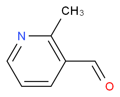 2-methylpyridine-3-carbaldehyde_分子结构_CAS_)