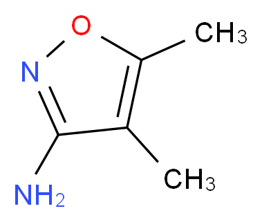  3-amino-4,5-dimethylisoxazole_分子结构_CAS_13999-39-8)