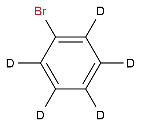 1-bromo(<sup>2</sup>H<sub>5</sub>)benzene_分子结构_CAS_4165-57-5