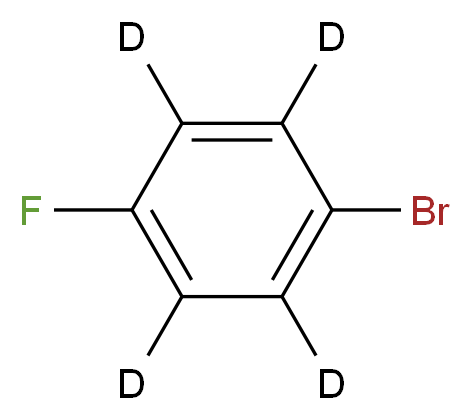 1-bromo-4-fluoro(<sup>2</sup>H<sub>4</sub>)benzene_分子结构_CAS_50592-31-9