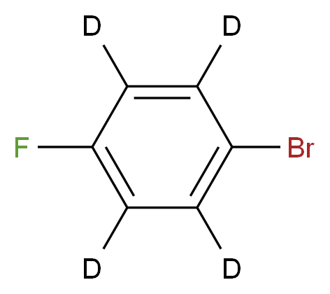 1-溴-4-氟苯-d4_分子结构_CAS_50592-31-9)