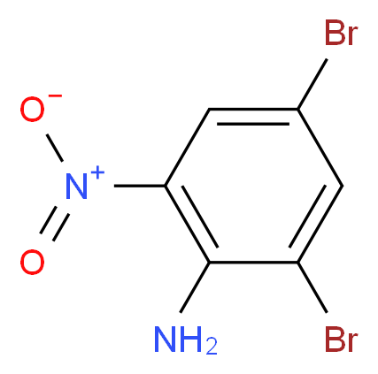 2,4-dibromo-6-nitroaniline_分子结构_CAS_827-23-6