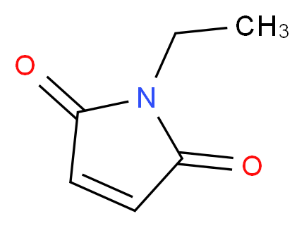 1-ethyl-2,5-dihydro-1H-pyrrole-2,5-dione_分子结构_CAS_128-53-0