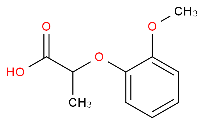 2-(2-methoxyphenoxy)propanoic acid_分子结构_CAS_7309-51-5)