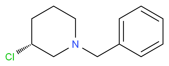 (3R)-1-BENZYL-3-CHLOROPIPERIDINE_分子结构_CAS_240132-25-6)