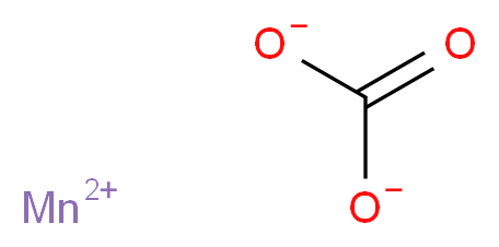 manganese(2+) ion carbonate_分子结构_CAS_34156-69-9