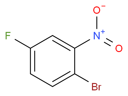 1-bromo-4-fluoro-2-nitrobenzene_分子结构_CAS_)