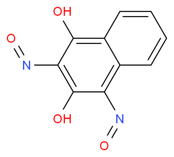 2,4-DINITROSO-1,3-NAPHTHALENEDIOL TETRAHYDRATE_分子结构_CAS_30436-87-4)