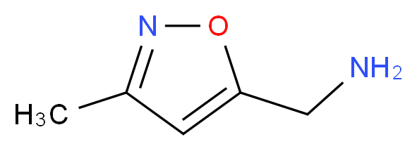 1-(3-methyl-5-isoxazolyl)methanamine_分子结构_CAS_154016-55-4)