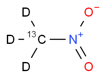 nitro(<sup>1</sup><sup>3</sup>C,<sup>2</sup>H<sub>3</sub>)methane_分子结构_CAS_112898-45-0