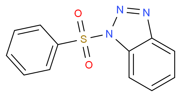 1-(苯磺酰)-1H-苯并三唑_分子结构_CAS_4106-18-7)