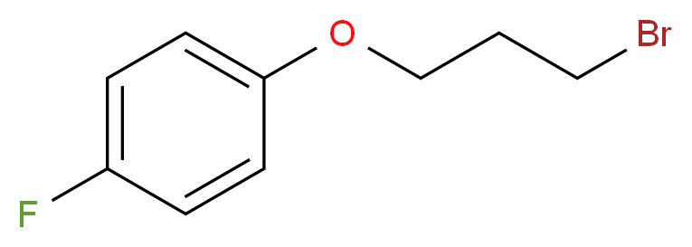 1-(3-Bromopropoxy)-4-fluorobenzene_分子结构_CAS_1129-78-8)