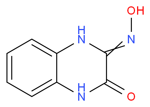 1,4-Dihydroquinoxaline-2,3-dione 2-oxime_分子结构_CAS_)
