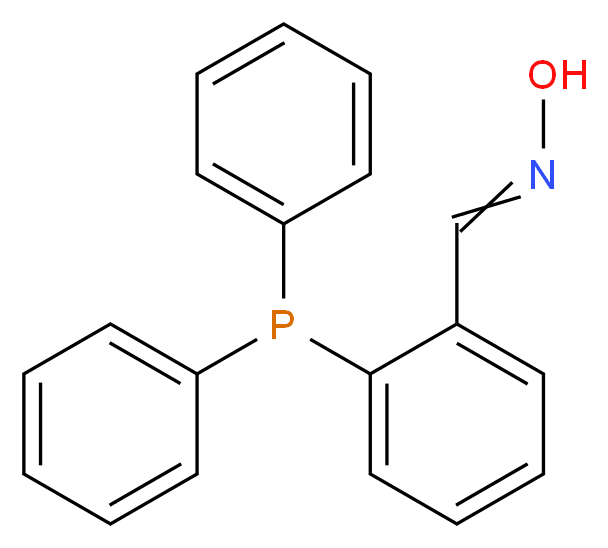 N-{[2-(diphenylphosphanyl)phenyl]methylidene}hydroxylamine_分子结构_CAS_153358-05-5