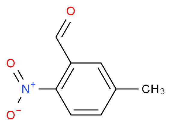 5-methyl-2-nitrobenzaldehyde_分子结构_CAS_5858-28-6