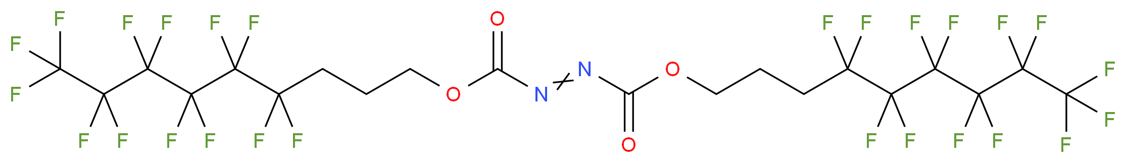 双(4,4,5,5,6,6,7,7,8,8,9,9,9-十三氟壬基)偶氮基二羧酸酯_分子结构_CAS_462996-01-6)