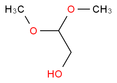 2,2-dimethoxyethan-1-ol_分子结构_CAS_30934-97-5