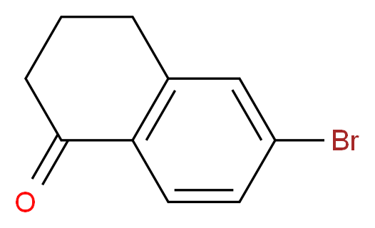 6-bromo-1,2,3,4-tetrahydronaphthalen-1-one_分子结构_CAS_66361-67-9