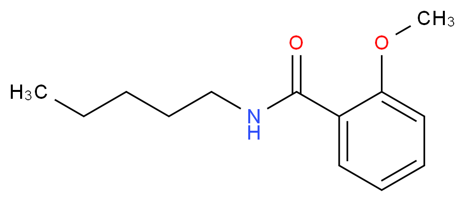 2-Methoxy-N-n-pentylbenzamide_分子结构_CAS_544699-31-2)