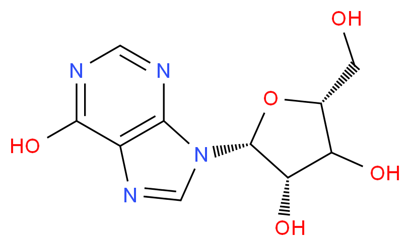 (-)-Inosine_分子结构_CAS_58-63-9)