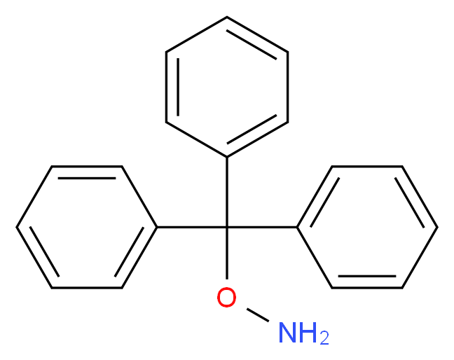 O-三苯甲基羟胺_分子结构_CAS_31938-11-1)